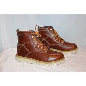 KEEN SAN JOSE 6" WP Men's Utility Soft Toe Leather Work Boots NWOB SZ 10 Brown